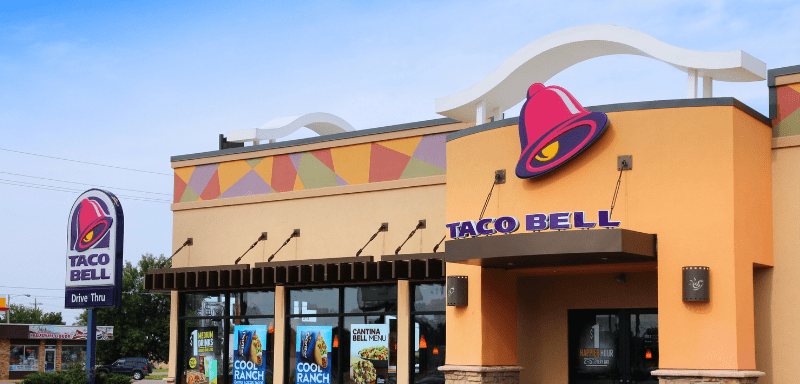 Estabelecimento da Taco Bell.