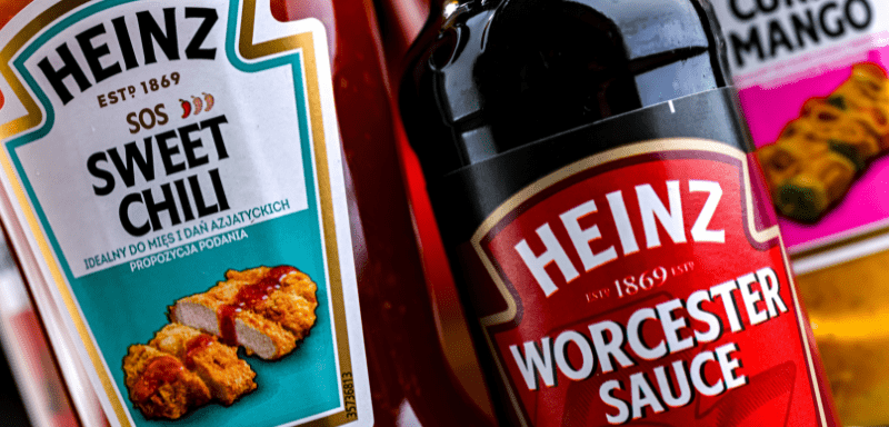 Produtos da Kraft Heinz.